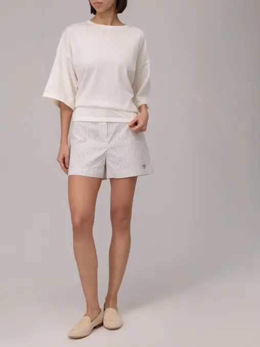 Шорты из хлопка и шелка FENDI