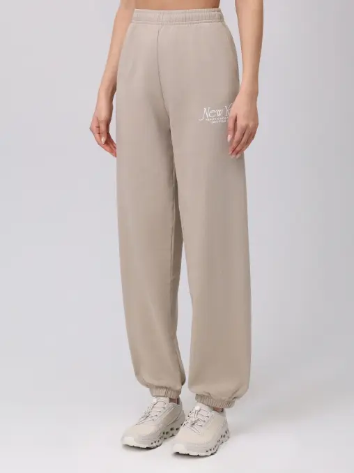Брюки хлопковые SPORTY & RICH