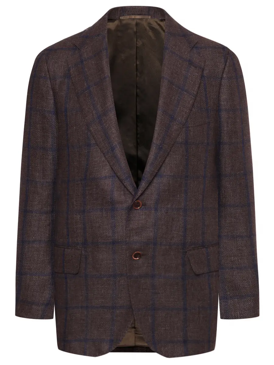 Пиджак из шерсти и льна