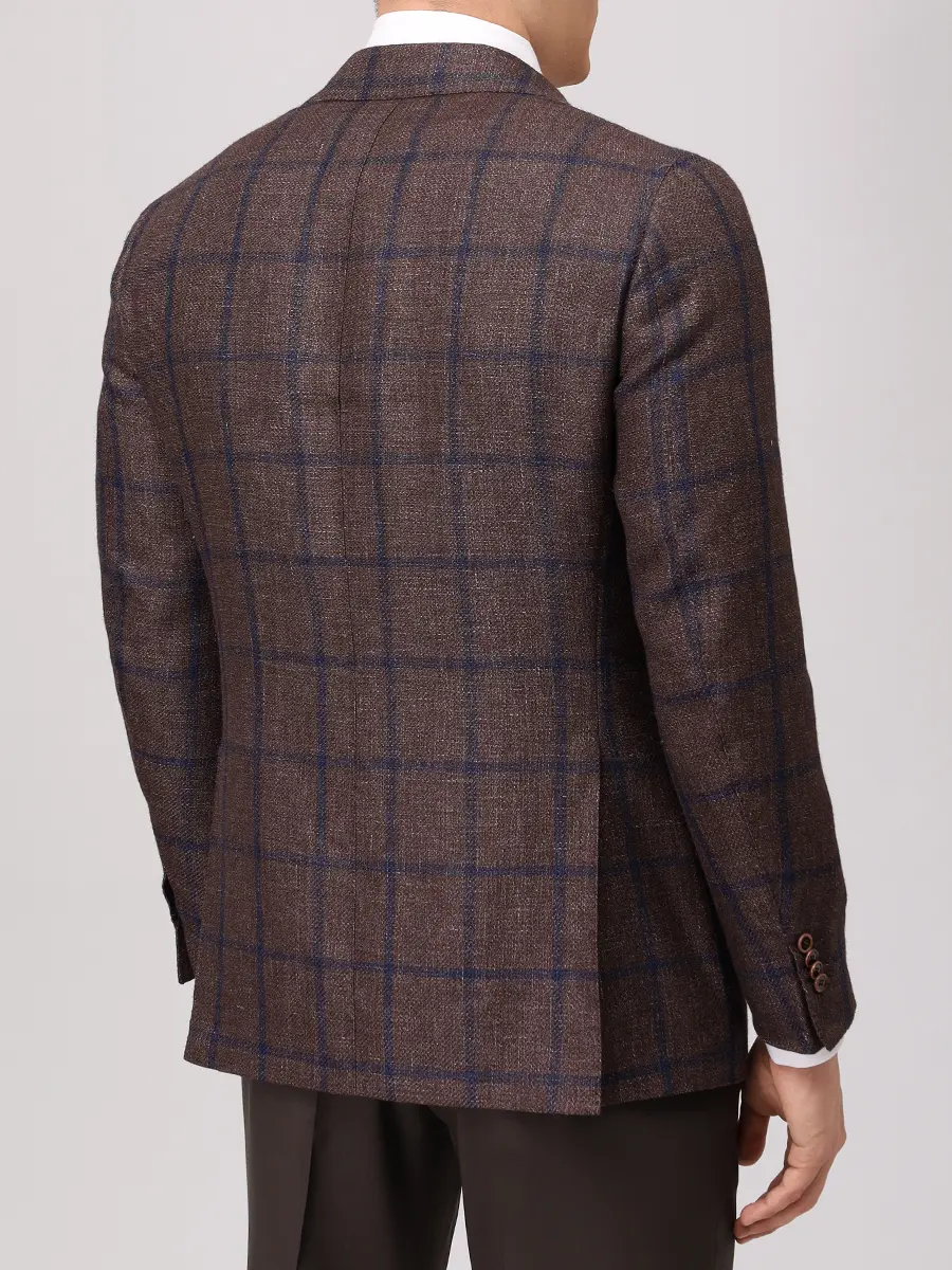 Пиджак из шерсти и льна