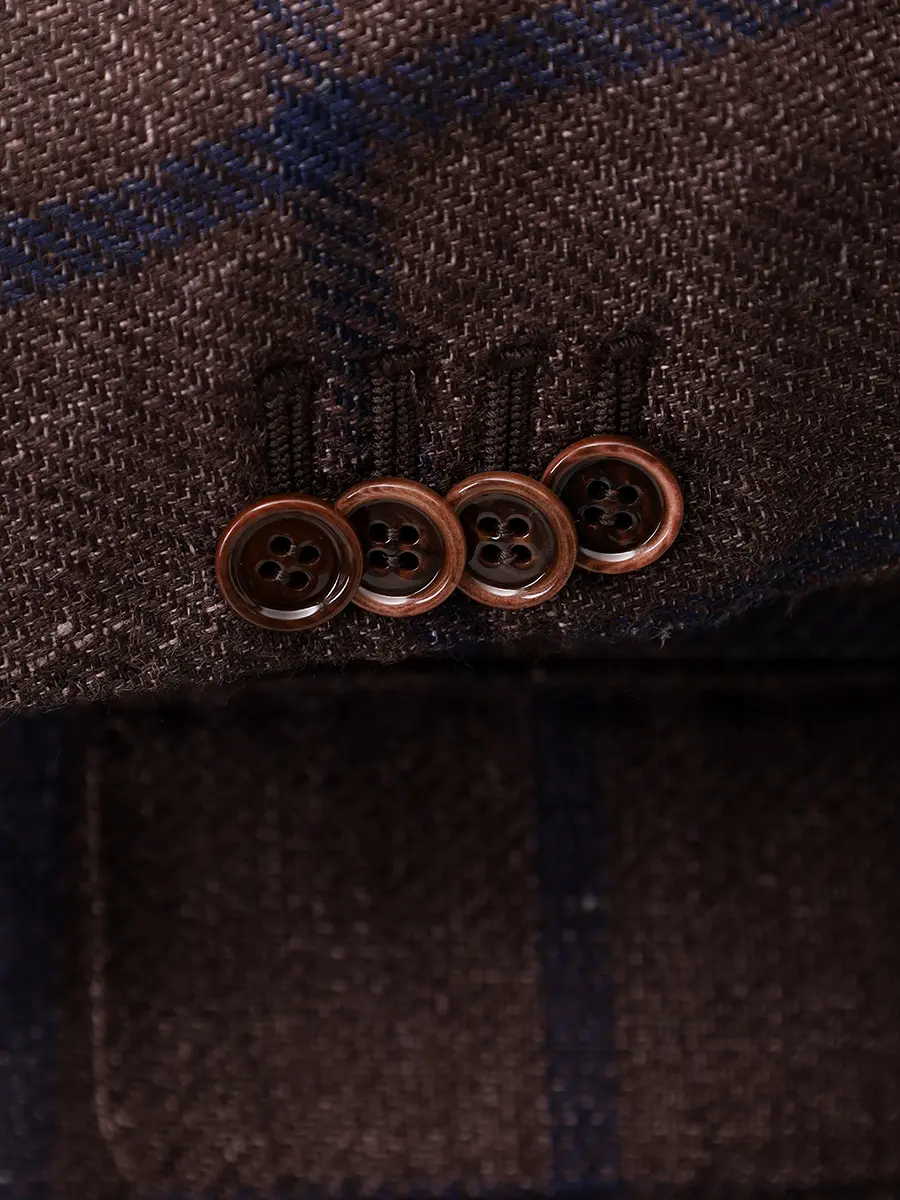 Пиджак из шерсти и льна