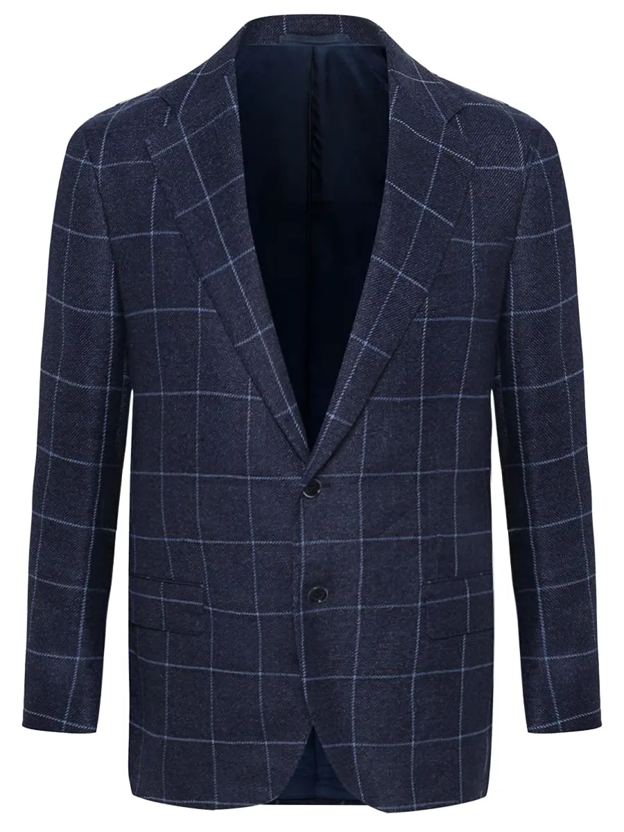 Пиджак из шерсти и льна