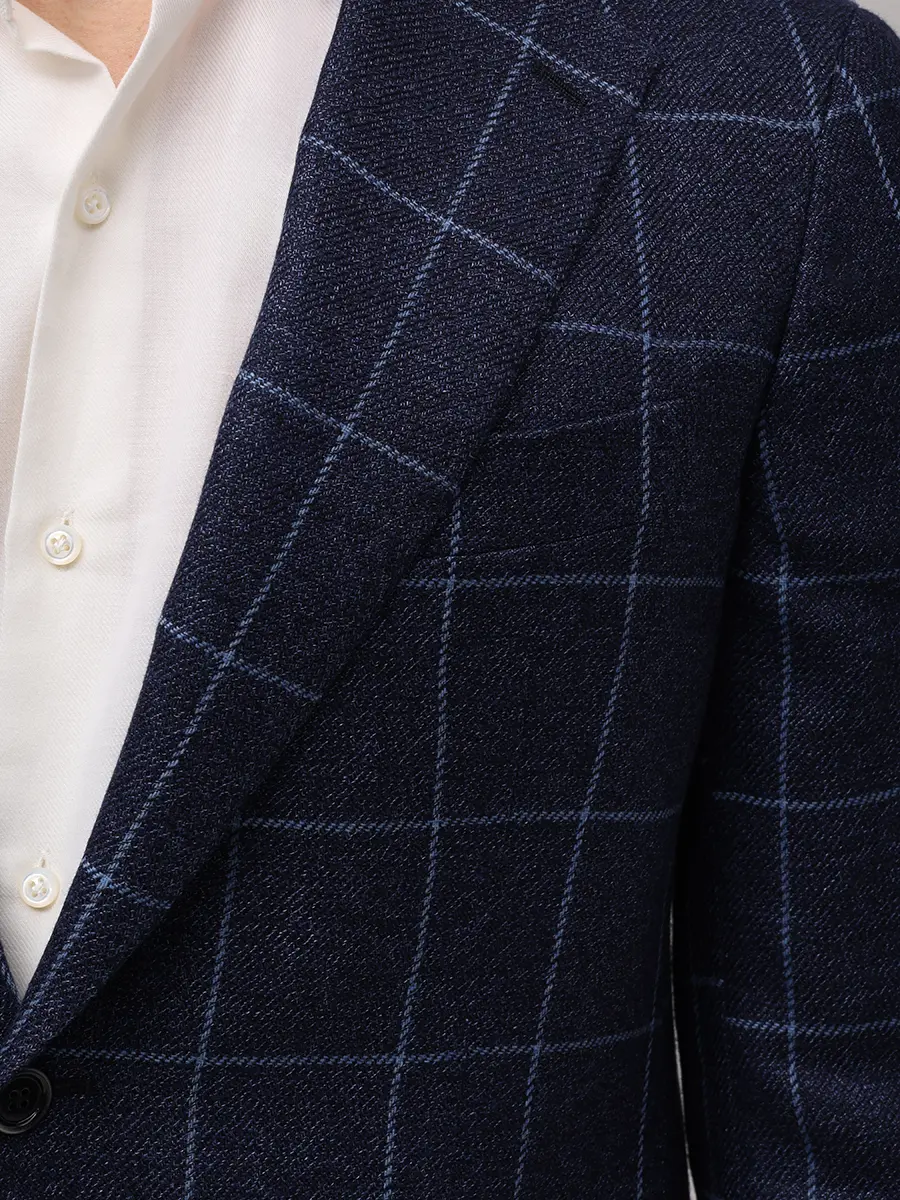 Пиджак из шерсти и льна