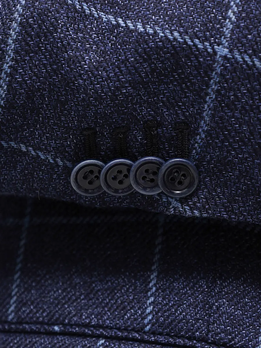 Пиджак из шерсти и льна