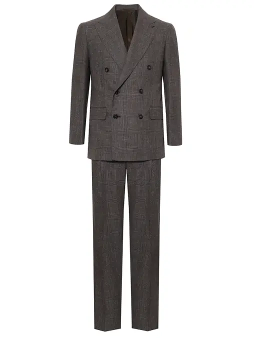 Костюм из шерсти и шелка STILE LATINO