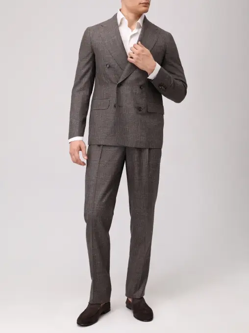 Костюм из шерсти и шелка STILE LATINO