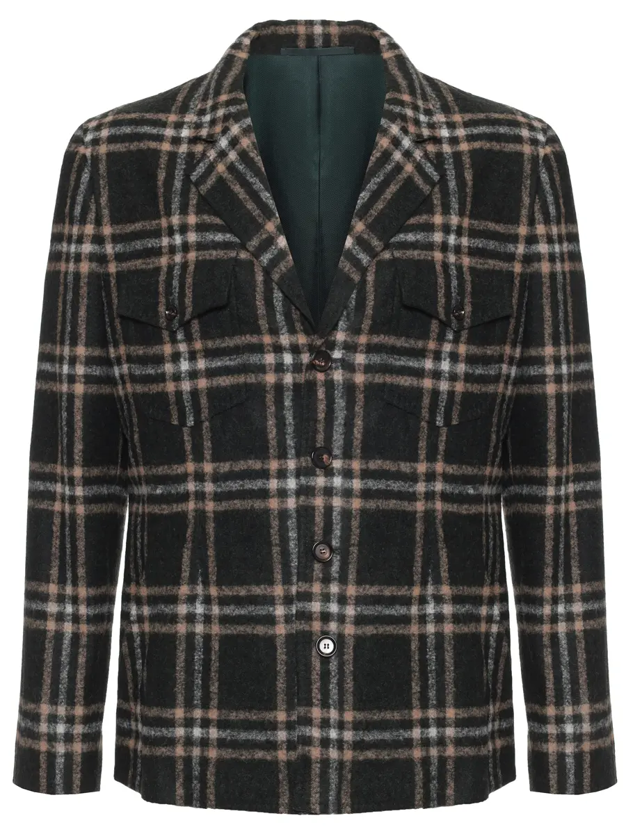 Пиджак в клетку