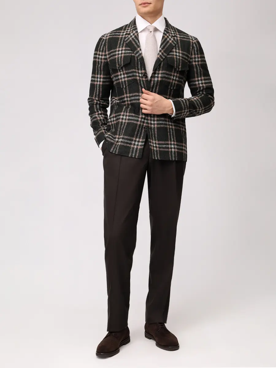 Пиджак в клетку