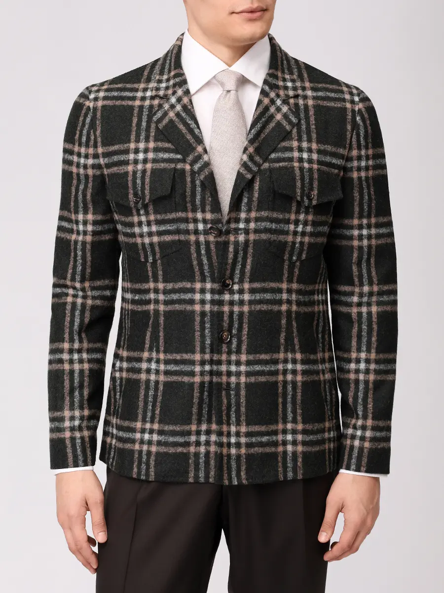 Пиджак в клетку