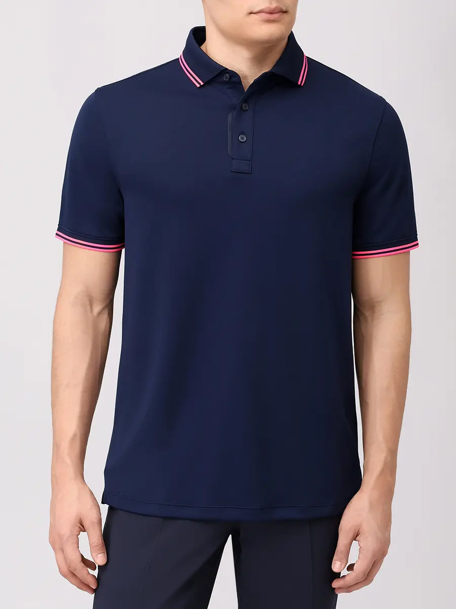 Поло однотонное