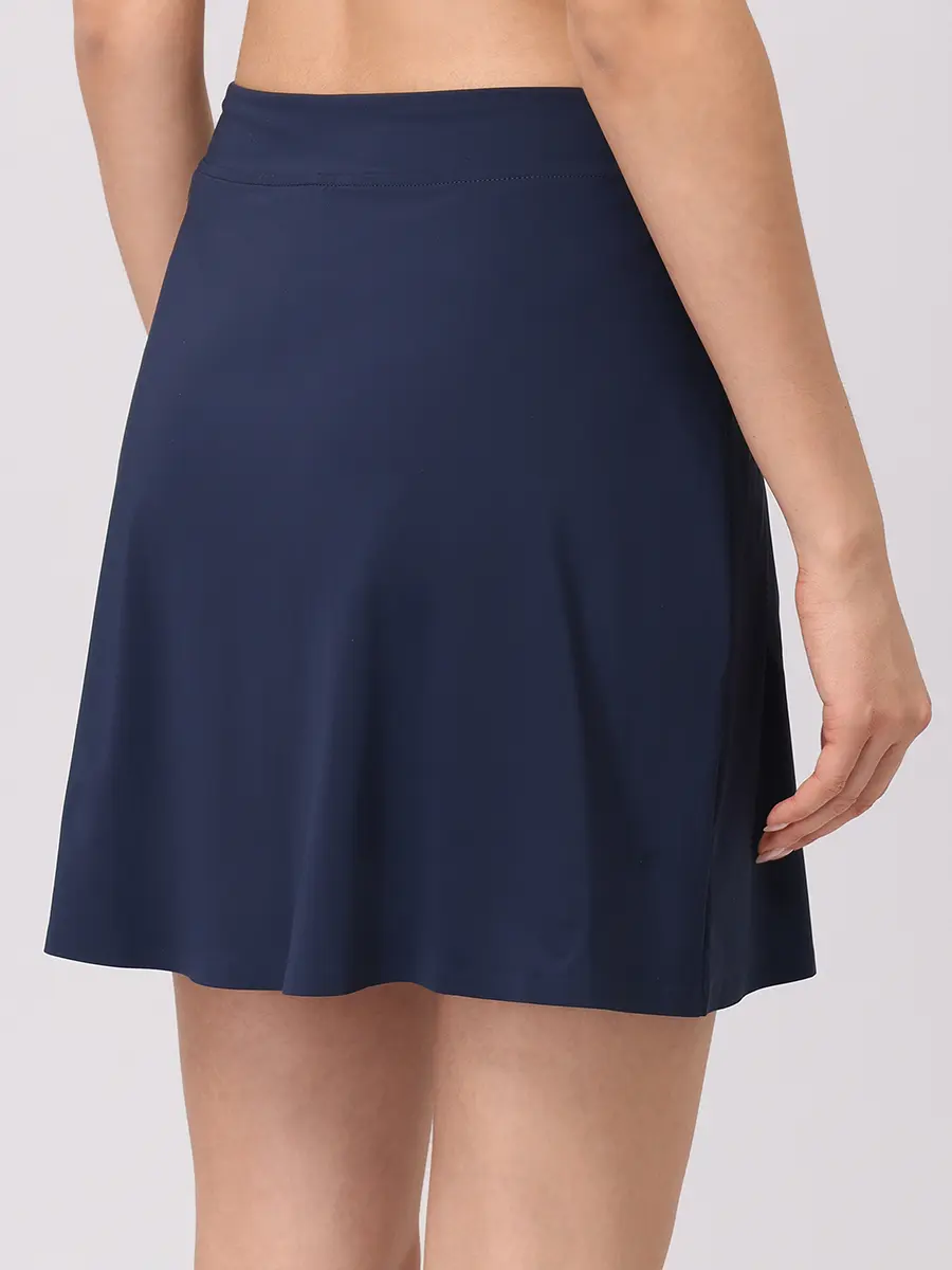 Юбка однотонная