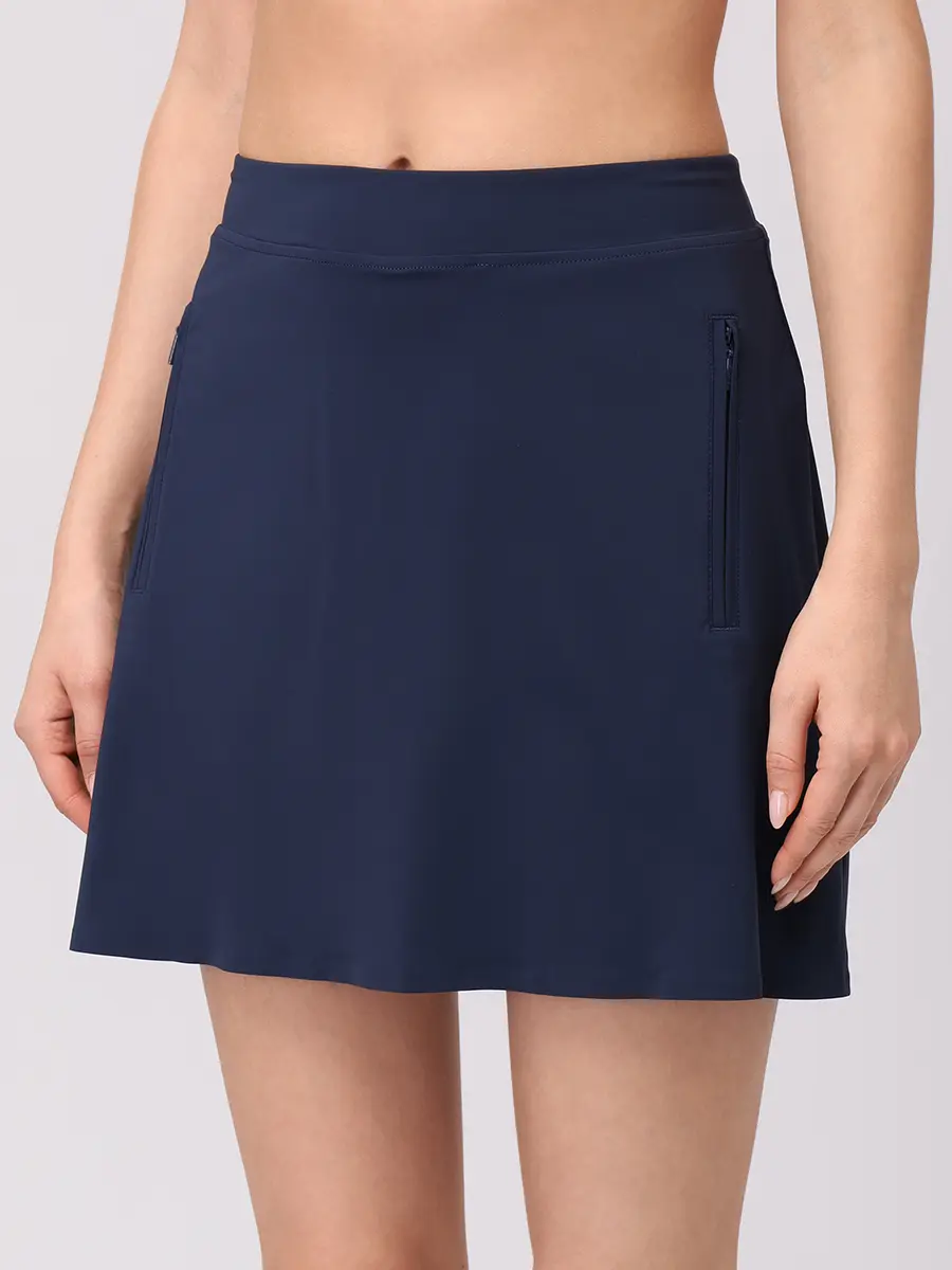 Юбка однотонная