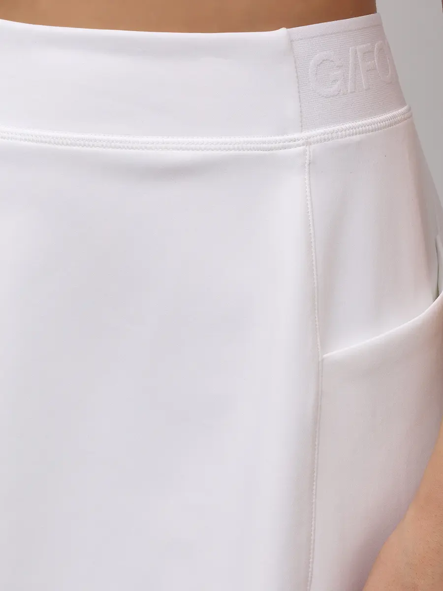 Юбка однотонная