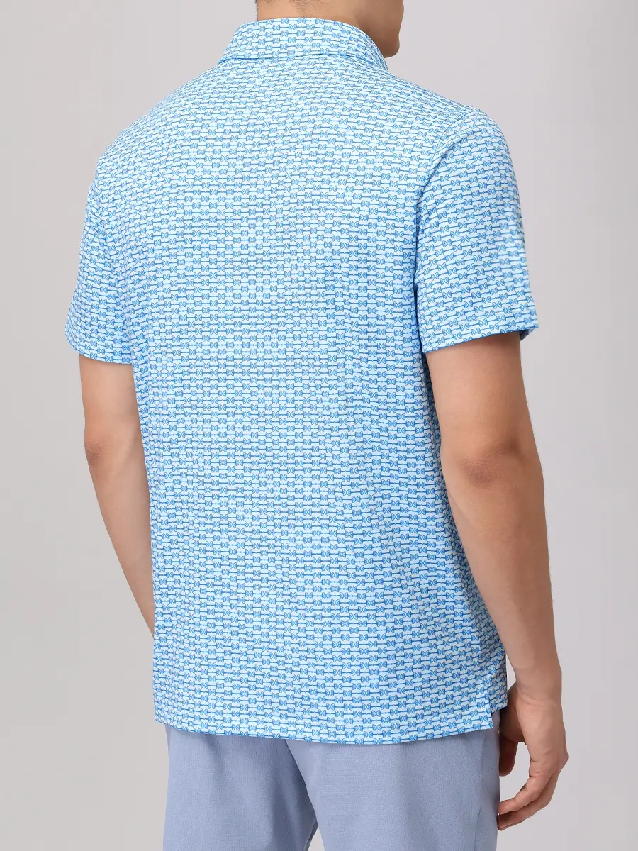 Поло с принтом