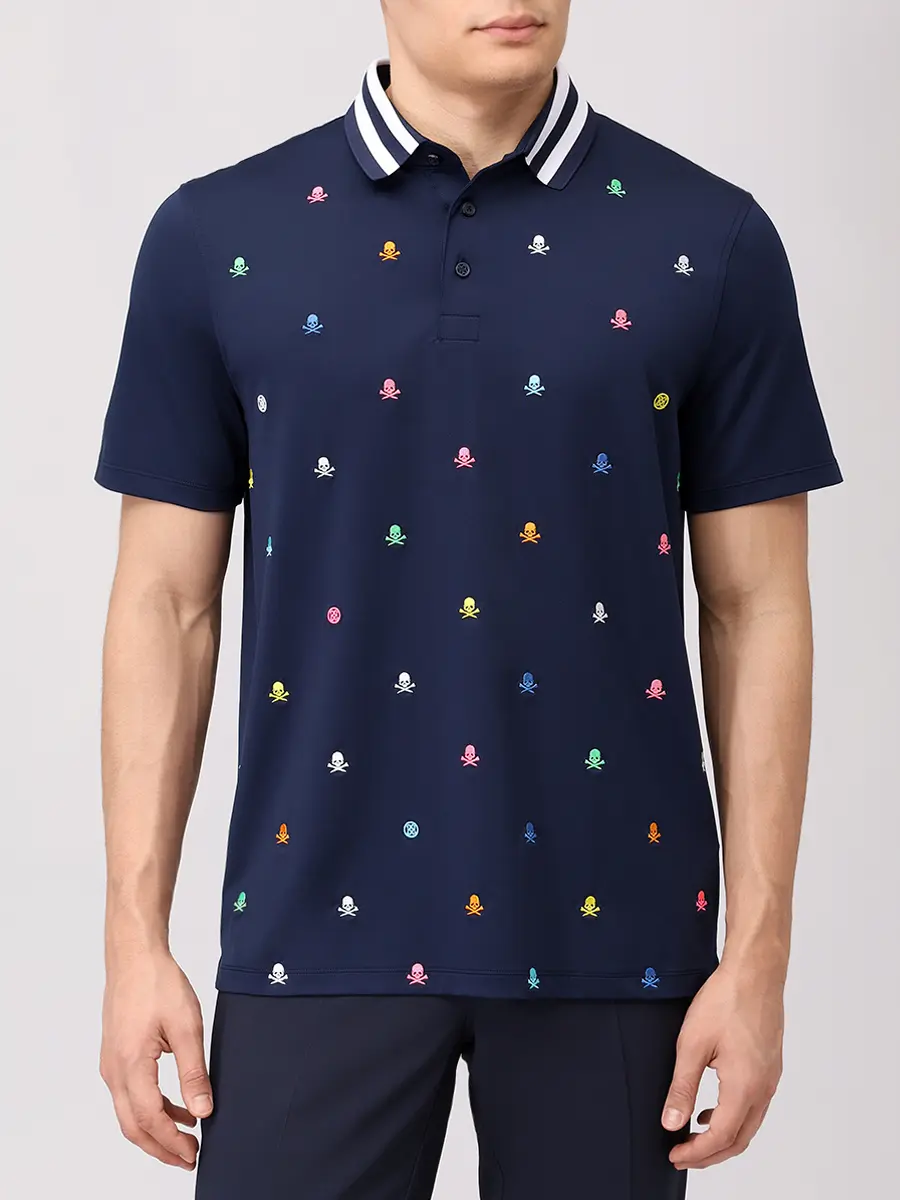 Поло с принтом