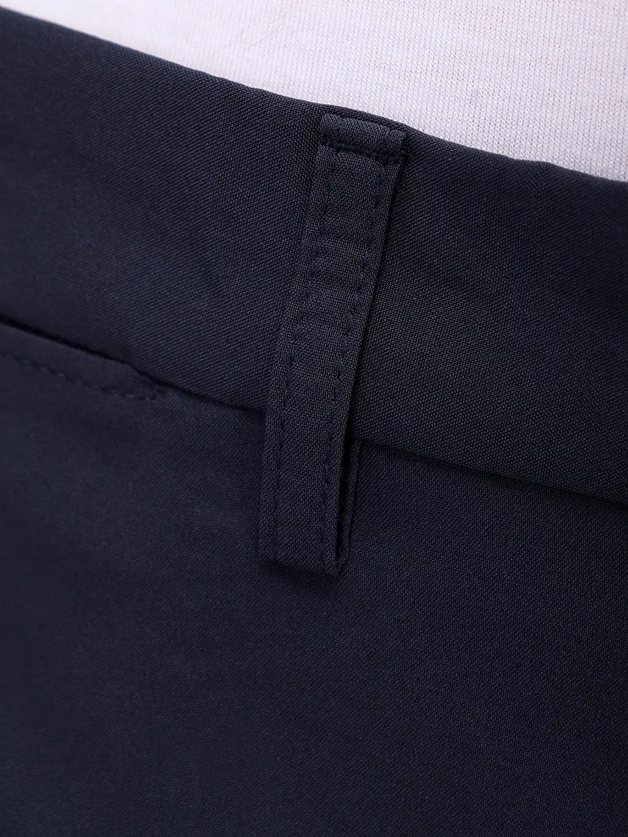 Брюки однотонные