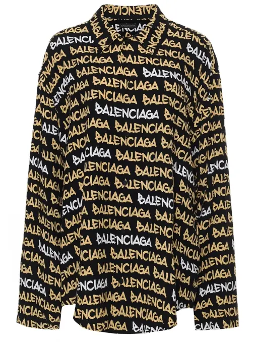 Рубашка из вискозы BALENCIAGA