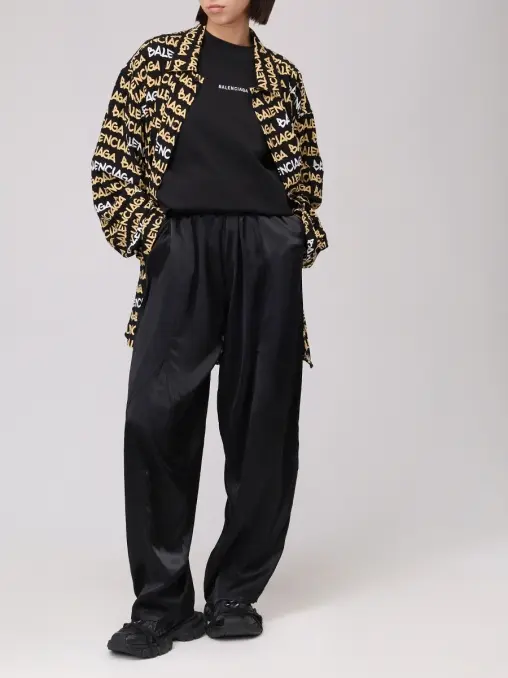 Рубашка из вискозы BALENCIAGA