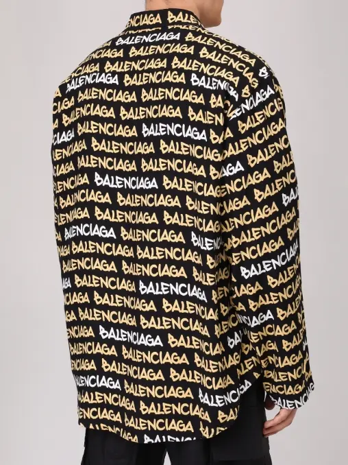 Рубашка из вискозы BALENCIAGA