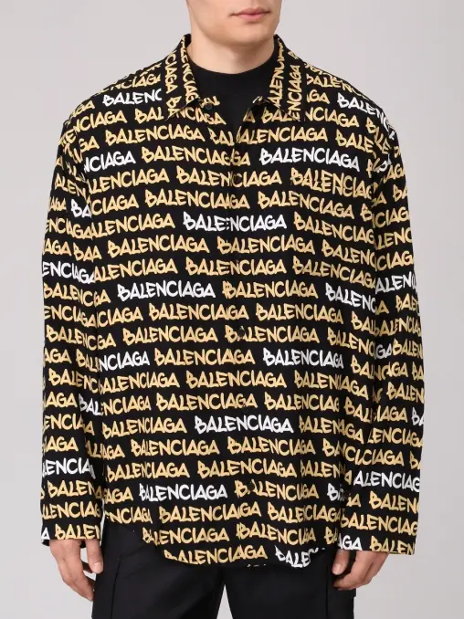 Рубашка из вискозы BALENCIAGA