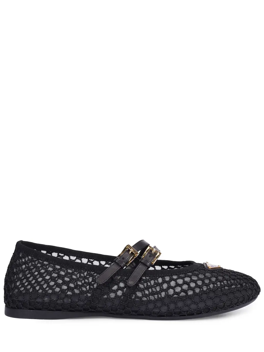 Балетки текстильные