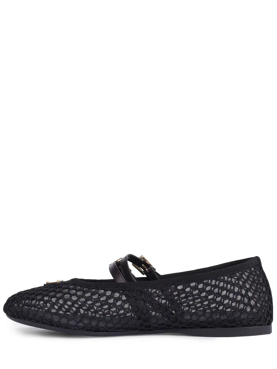 Балетки текстильные