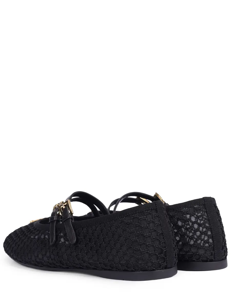 Балетки текстильные