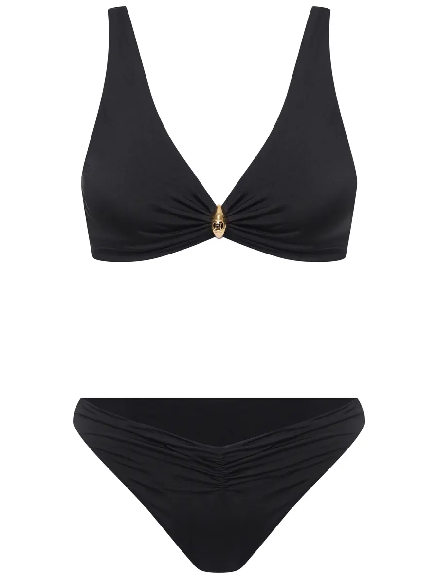 Купальник однотонный