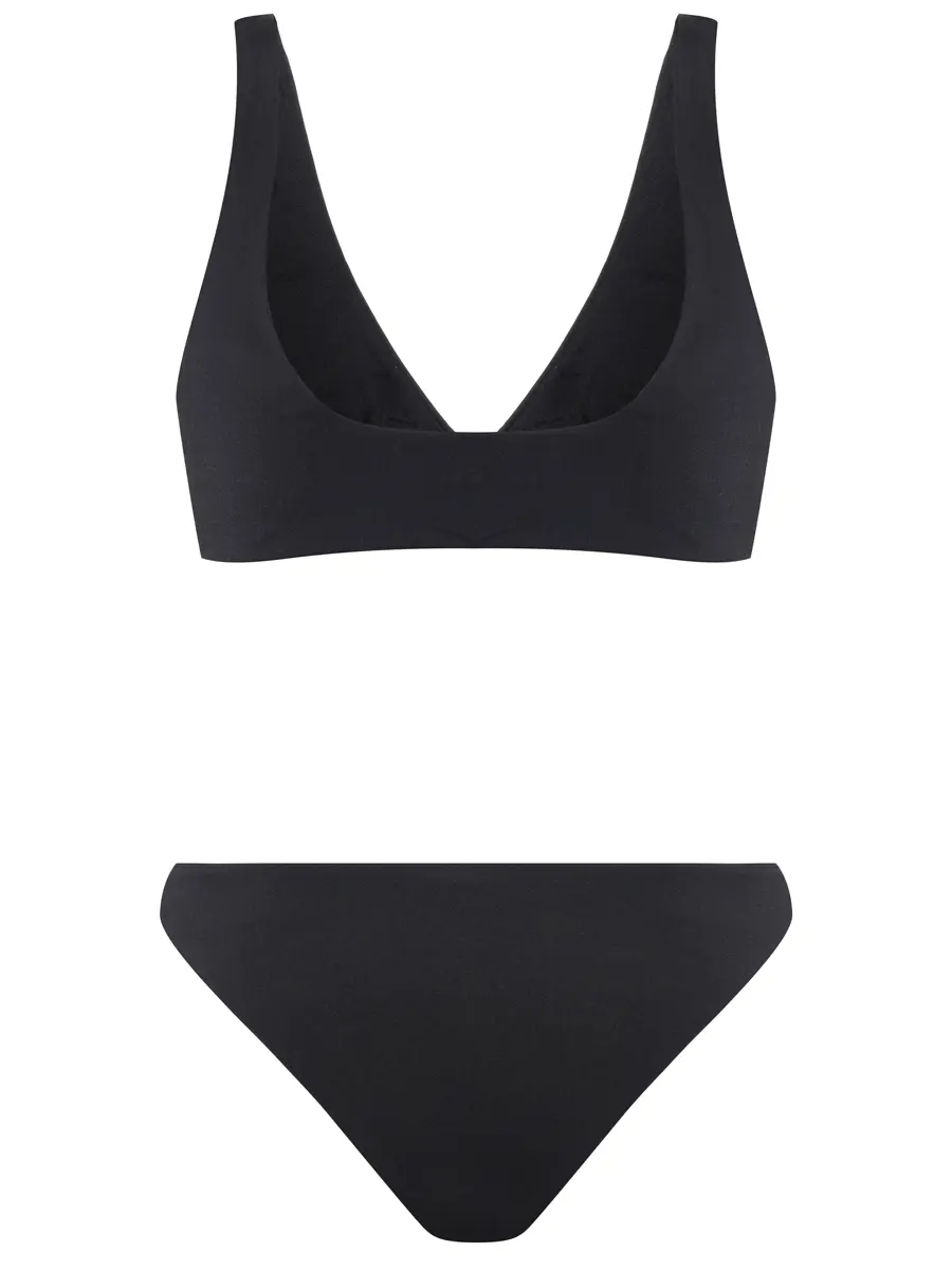 Купальник однотонный