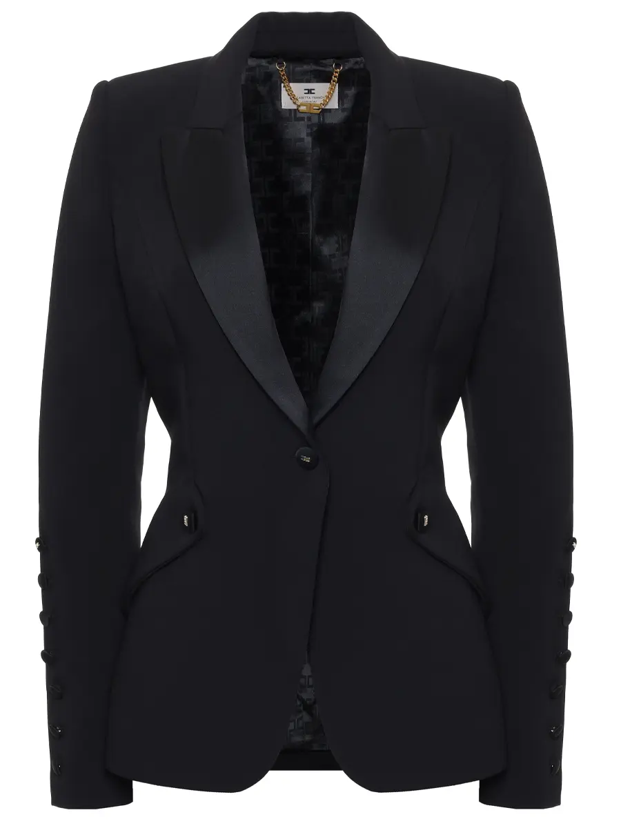 Жакет однотонный