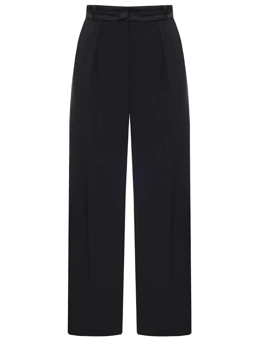 Брюки однотонные