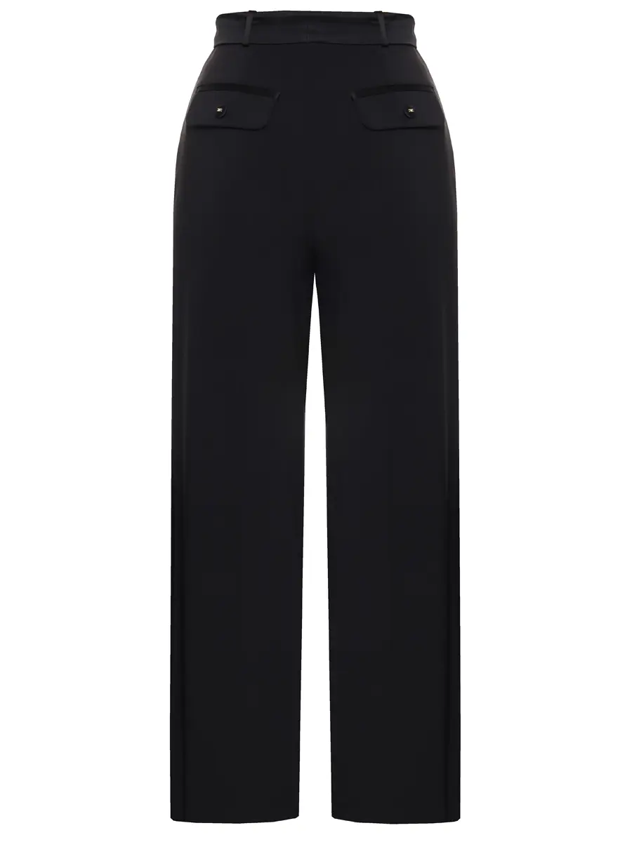 Брюки однотонные