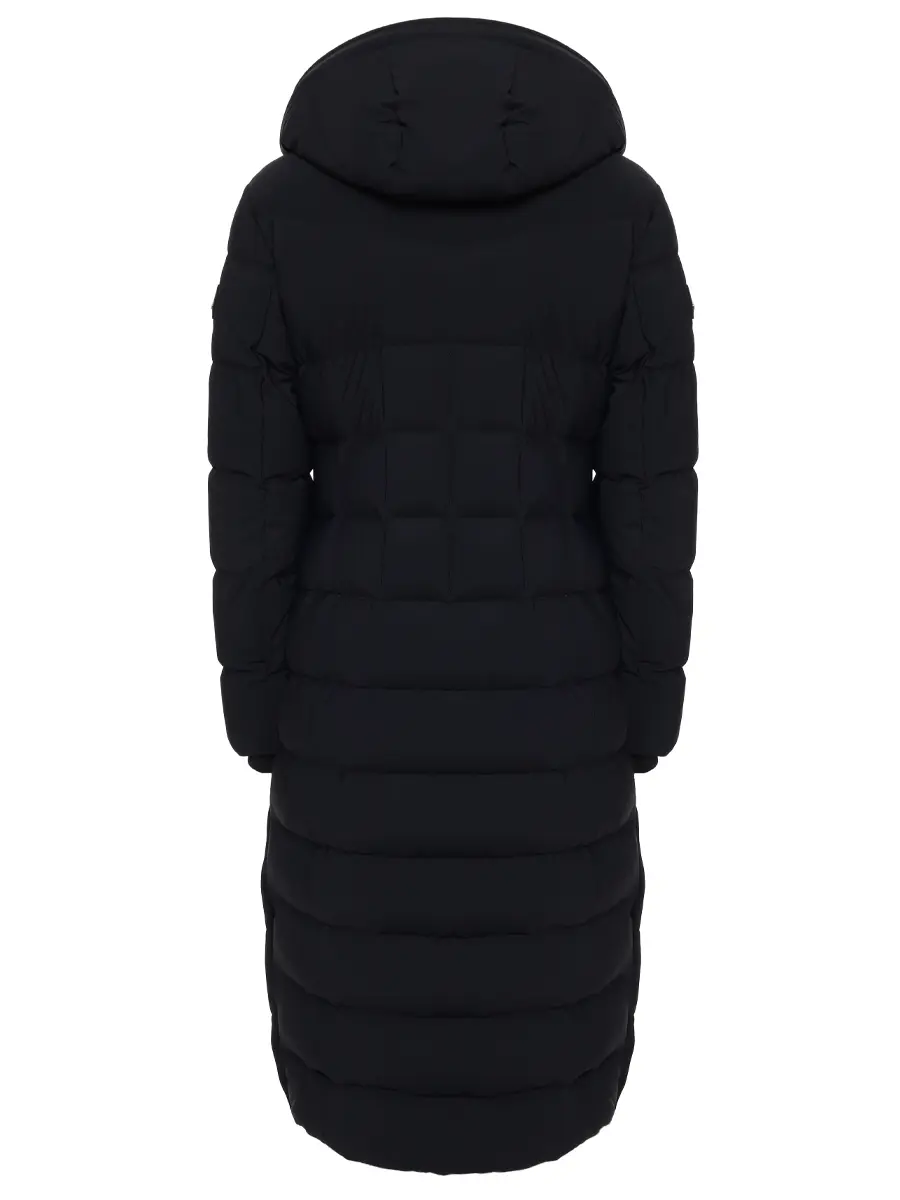 Пуховик однотонный