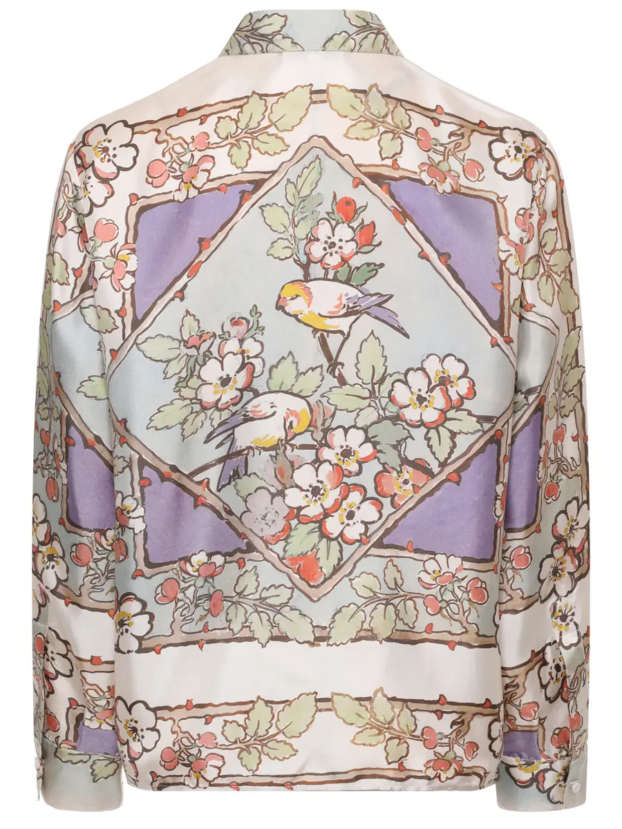 Блуза шелковая