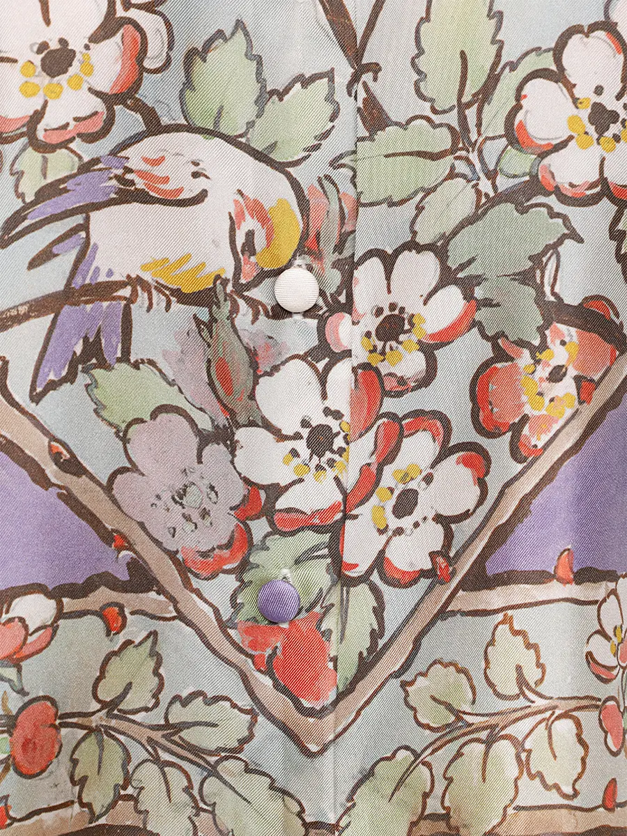 Блуза шелковая