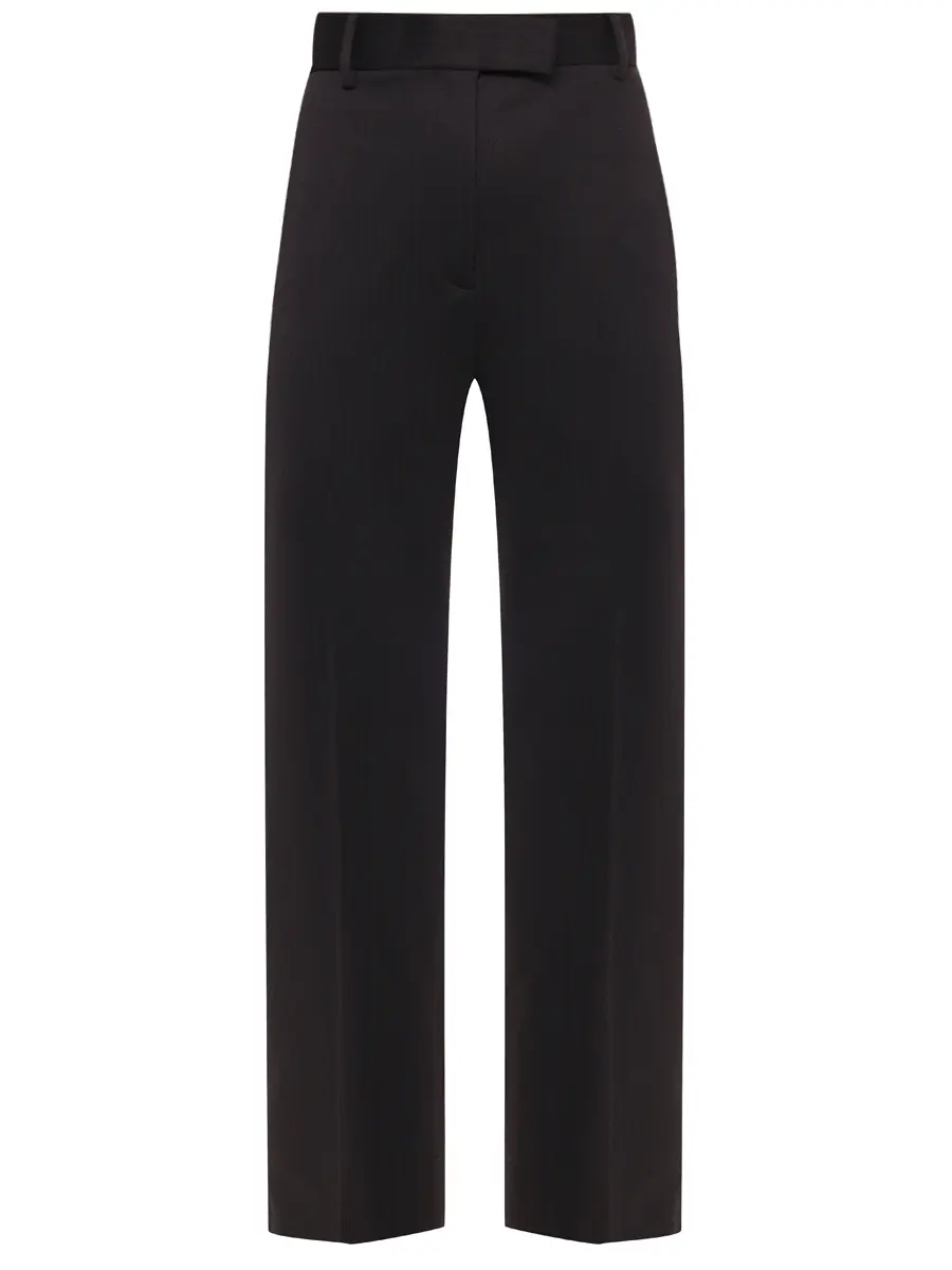 Брюки однотонные