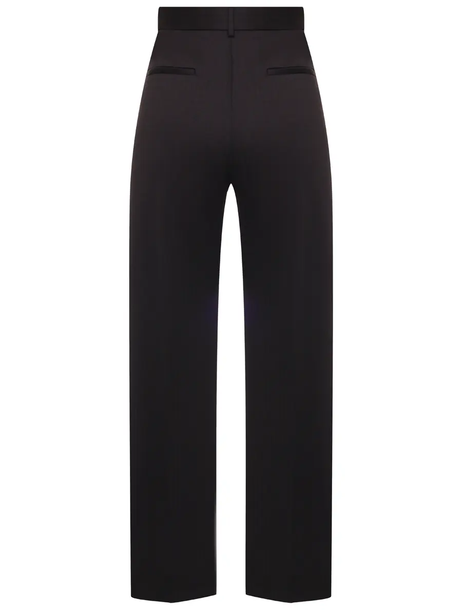 Брюки однотонные