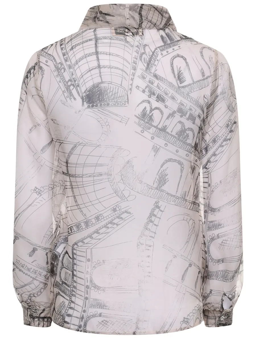 Блуза шелковая