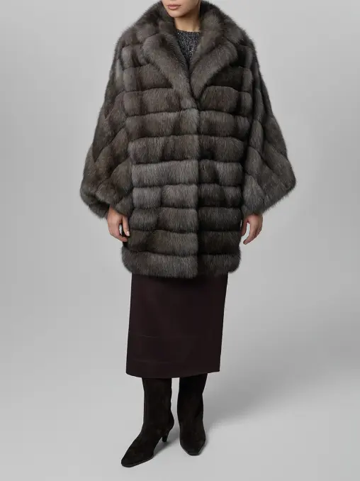 Шуба соболиная FUR&CASHMERE