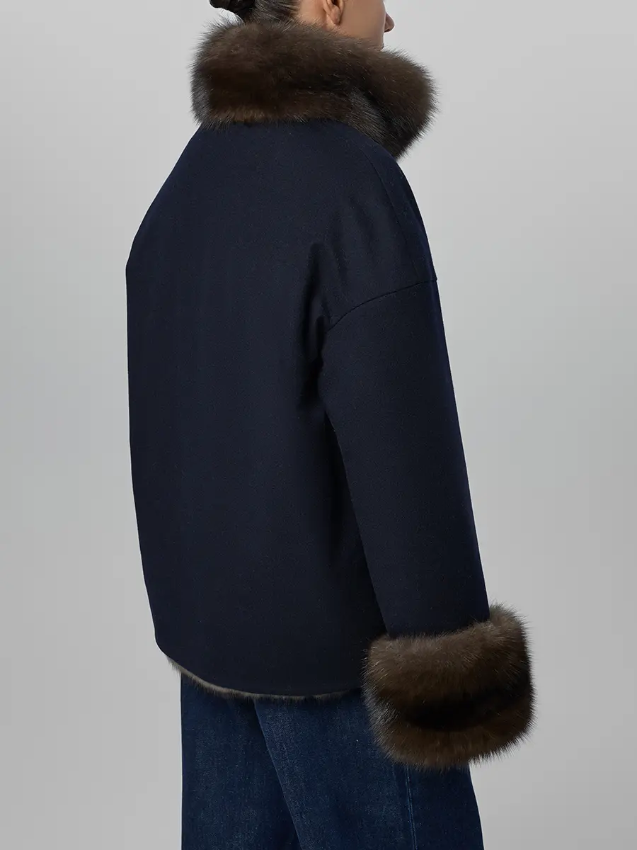 Шуба двусторонняя