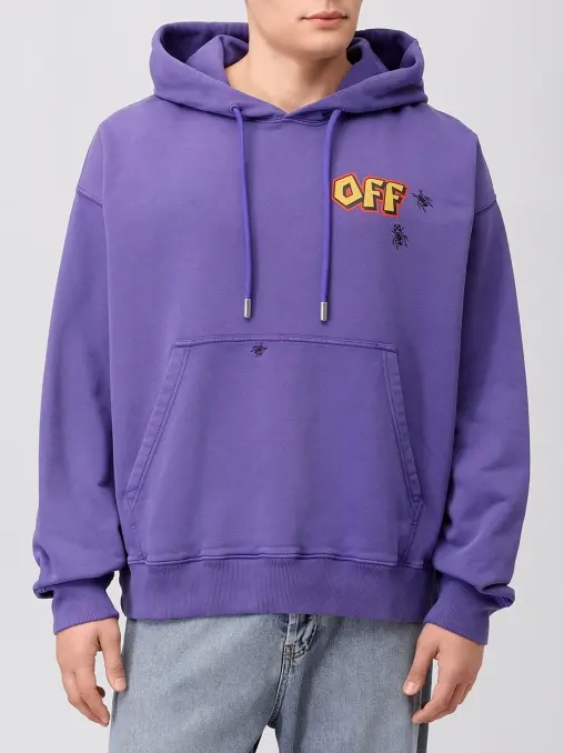 Худи хлопковое OFF-WHITE