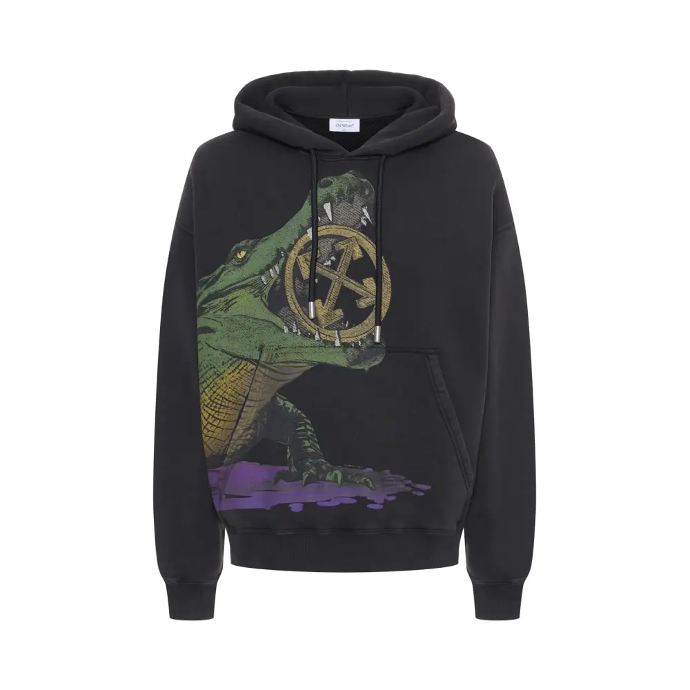 Худи хлопковое Croco Skate