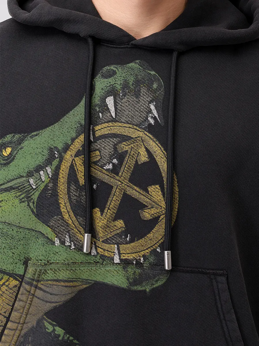 Худи хлопковое Croco Skate