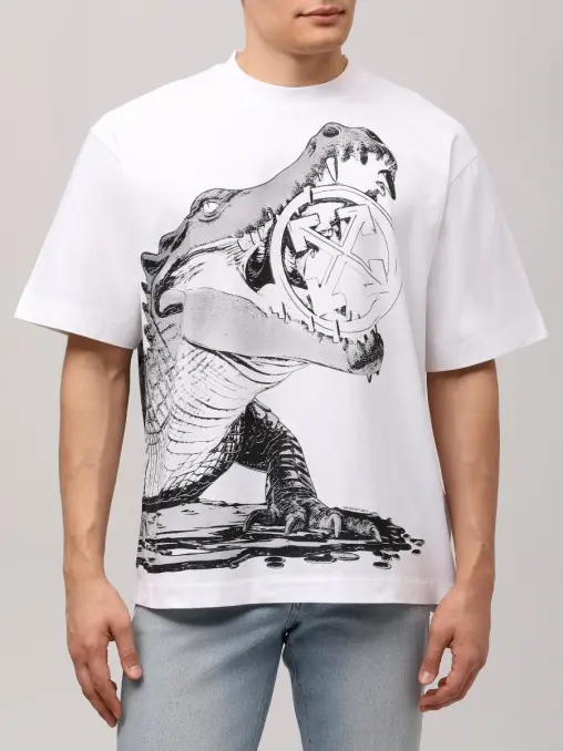 Футболка хлопковая OFF-WHITE