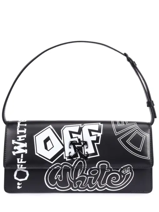 Сумка кожаная Off-White Jitney 1.0 OFF-WHITE