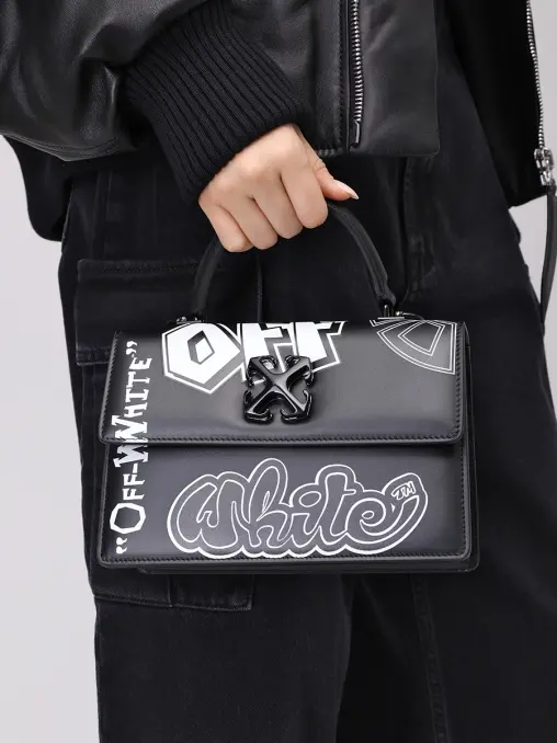 Сумка кожаная Off-White Jitney 1.4 OFF-WHITE