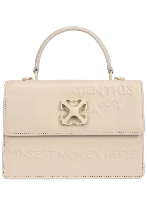 Сумка кожаная Jitney 1.4 OFF-WHITE