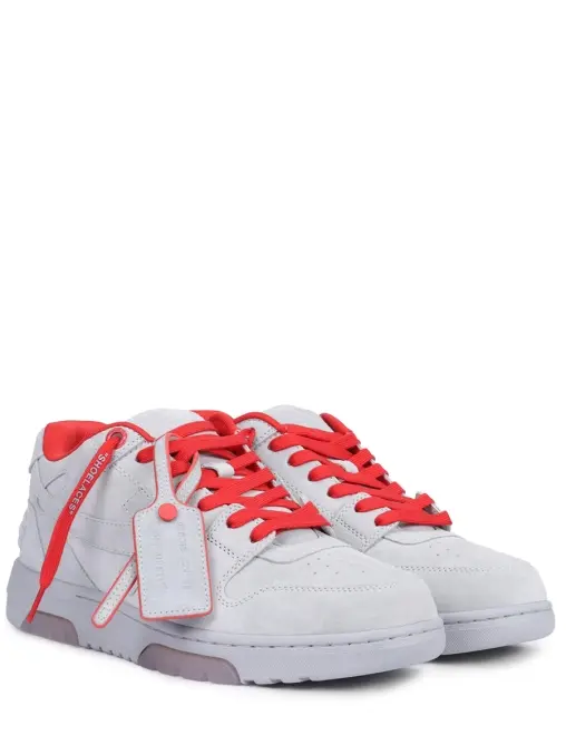 Кеды замшевые Out of Office OFF-WHITE