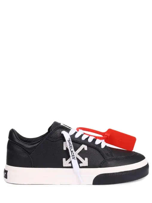 Кеды кожаные New Low Vulcanized OFF-WHITE