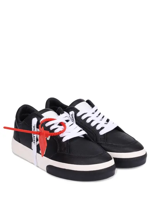 Кеды кожаные New Low Vulcanized OFF-WHITE